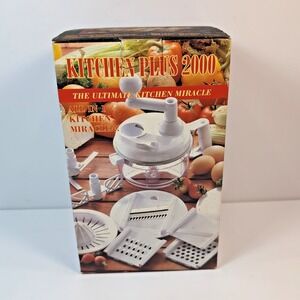 Kitchen Plus 2000 Hand Operated Food Processor Eight In One Ultimate Kitchen